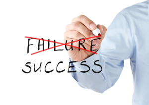 Choosing between failure and success